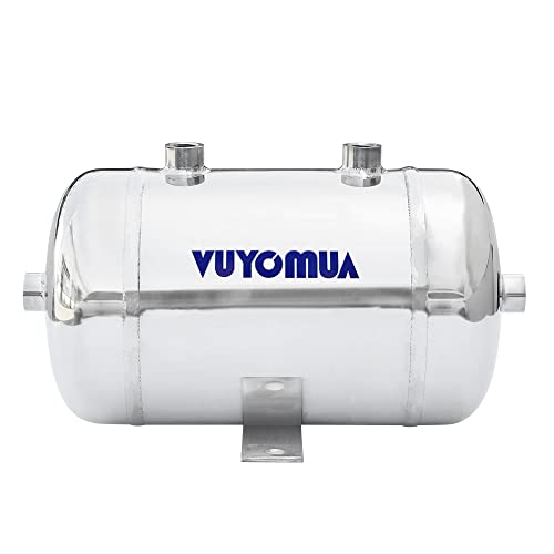 VUYOMUA 304 RVS hoge druk mini kleine draagbare luchttank luchtreservoir wateropslagtank (3L-SG)