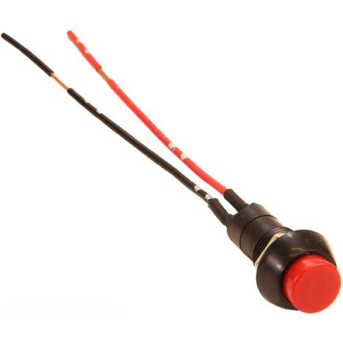 phil trade Drukknop schakelaar 12 24 V Volt auto auto zwart rood ronde drukknop knop schakelaar