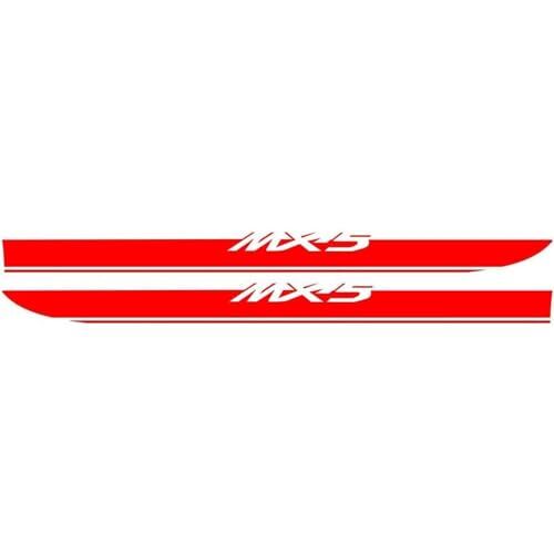 TXCDF Auto Emblemen voor Mazda MX-5,Embleem Sticker Hood Trunk-embleem Vervanging Auto Grille-embleem Decoratie Accessoires,B