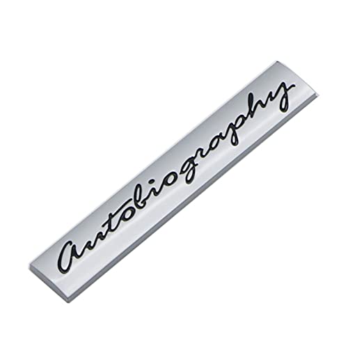 AIPING Autobiografie Logo Auto Sticker Logo Auto Badge Decal Compatibel met L405 Emblemen (Kleur: 01 zilver zwart)