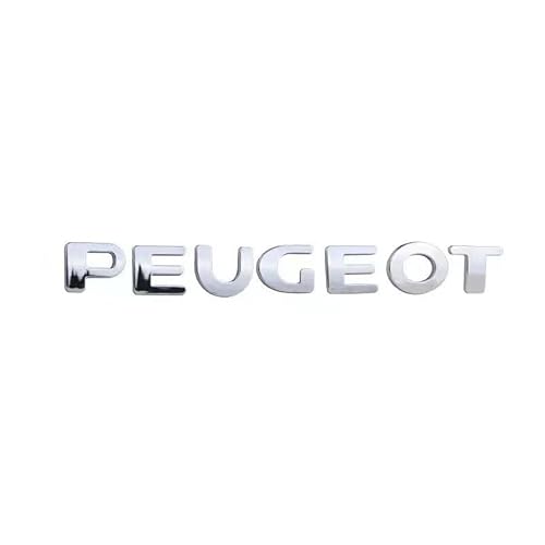 QVBGFF Auto-emblemen badge-logo, voor Peugeot 307 Letter autostickers en emblemen embleem, auto decoratieve styling exterieuraccessoires,B