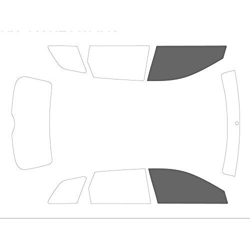 Variance Auto va_k-3-1 1 1-3-32 getinte folieset voor voorruit, zwart 20