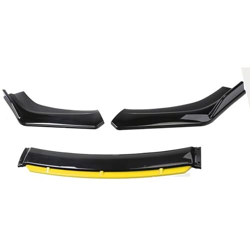 COIEN Auto voorspoilers voor Benz EQC 2019-2024, auto body kit voorspoiler splitter bumper spoiler lip auto styling accessoires,A/Yellow