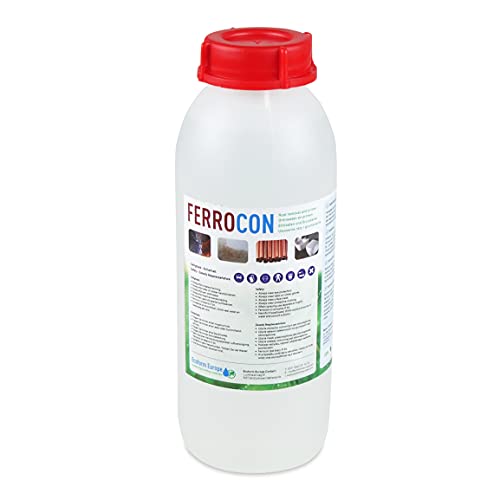 Ecoform Europe Ferrocon 1 liter Staal en ijzer ontroesten én primen in één behandeling roestomvormer roestverwijderaar roest verwijderen