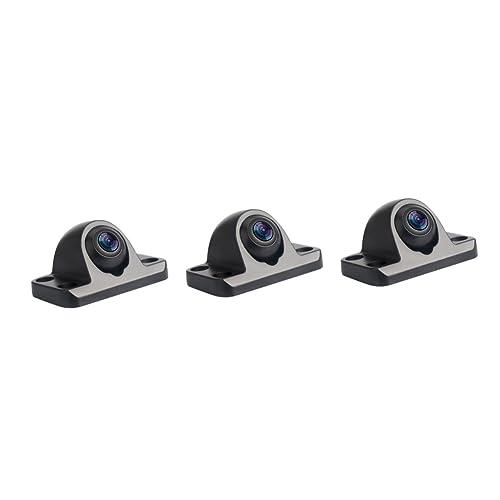 Mikikit 3Pcs Camera Camera'S Voor Auto'S Voor- En Achterkant Auto Dash Camera Spiegel Dash Cam Back Up Camera Voor Auto Spiegel Camera Voor Auto Achteruitrijcamera Video Camera