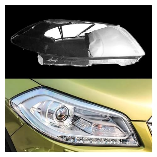 KDNLTDDM Autokoplampen Transparante lampenkappen, lamplichtlensglas, autokoplampafdekking, compatibel for Suzuki.S-cross 2015 2016 2017 (Color : Right)