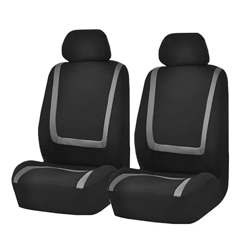 INOKAI Autostoelhoezen, autostoelhoes Interieur accessoires 4 stks/9 stuks stof autostoelhoes universele auto-accessoires autostoelhoes set voor autostoelbeschermer (kleur: 2seat grijs -C)