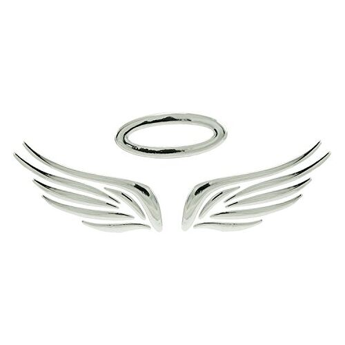 Incutex Autosticker autosticker engel auto logo car sticker Angel Tuning, zilver