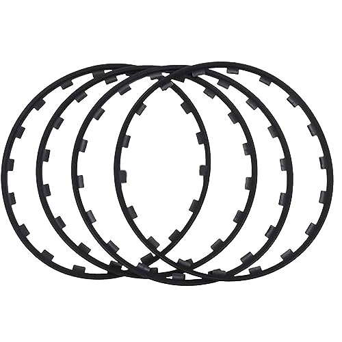 ZHEYANG Set Van 4 Velgbeschermers Voor Lichtmetalen Velgen, Lichtmetalen Wielbeschermers Voor Auto, 16-20 Inch Wielrandbeschermer Ring 0810(Color:C,Size:16INCH)