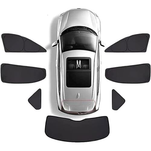 AnatuM Chevrolet Old Malibu 2011-2018 Autozonwering voor voorruit, achterruit, anti-UV-bescherming, privacy-accessoires, 7 stuks