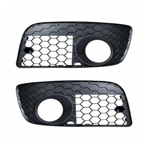 DUBHYYPS Auto Voorbumper Mistlamp Grill voor VW Golf 5 MK5 GTI 2006-2009,Mistlamp Ventilatierooster Mistlamp Bezel Cover Trim Auto Accessoires