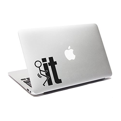 ericraft F K it Decal Funny Fu*k It sticker Vinyl Decal Window Sticker voor Laptop Macbook sticker