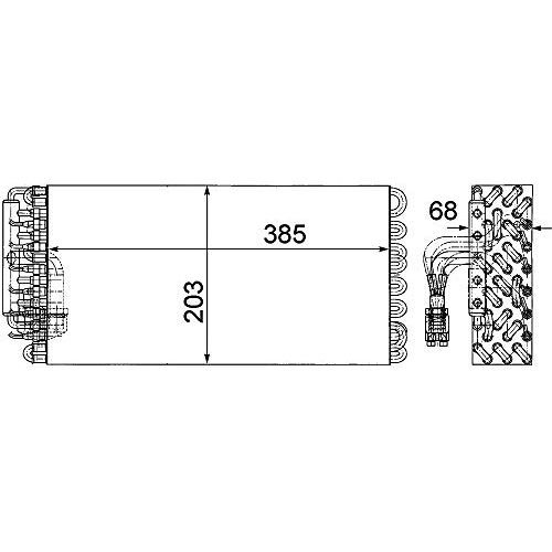 Mahle AE 72 000P verdamper BEHR PREMIUM LINE