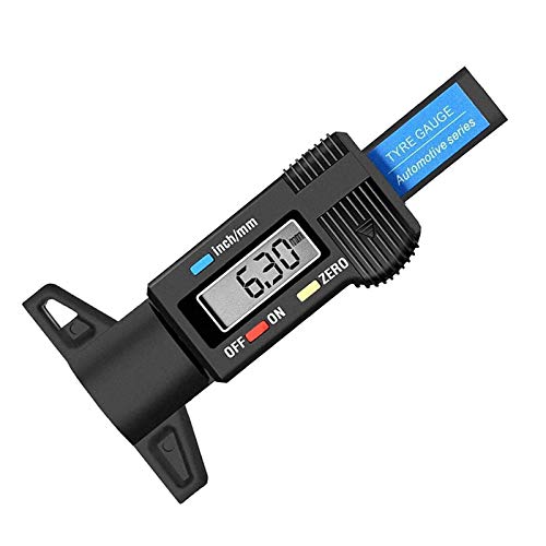 RUIZHI Digitale Bandenprofieldieptemeter Meter Doseerder 0 – 25,4 mm LCD Display Dieptemeter Motorfiets Profielmeter Schuifmaat