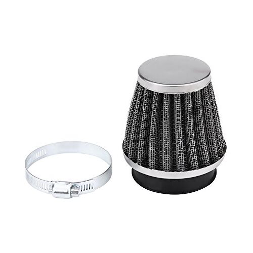 Aramox Motorfiets luchtaanzuigfilter motorfiets luchtfilter universele motorfiets luchtaanzuigfilter voor luchtaanzuigfilter met 42/48/50/60 mm motorinlaat (42mm)