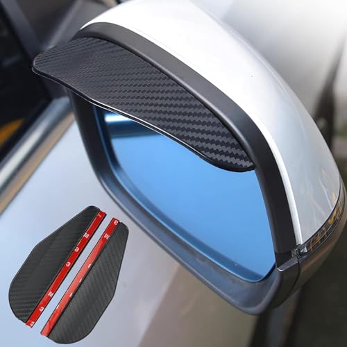 TYUIGHF 2 stuks auto zijspiegel regenbeschermer, voor Audi RS7 zijspiegel regendeflector auto-accessoires, achteruitkijkspiegel cover accessoires