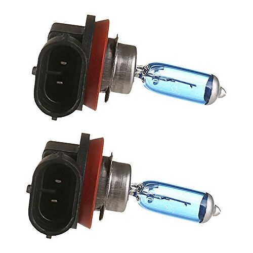 Mintice 2 Stuks Auto H11 Halogeen Koplamp 12V 6000K Zeer Helder Xenon Gas Halogeen Autolampen Wit Licht Lampen 55W Autolamp Mistlamp Vervanging