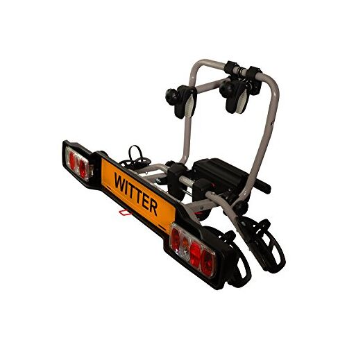 Witter Towbars Witter ZX302EU Fietsendrager voor de trekhaak, koppelingsdrager voor 2 fietsen, inklapbaar, 34 kg laadvermogen