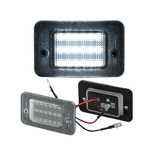 QUENPE 2 STKS LED Kentekenverlichting Auto Achter Kentekenverlichting, for Land Rover, for Discovery 1 1994-1999, for Discovery 2 1999-2004 Canbus Nummerkentekenverlichting