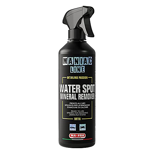 Mafra Maniac Car Detailing Line, Water Spot Mineral Remover, gebruiksklare decontaminatie, speciaal voor het verwijderen van kalkvlekken en oxidaties, 500 ml