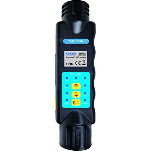 Kunzer 7TT13 handtester (trailer tester), voor foutidentificatie bij 13-polige stekkers op aanhangers en personenauto's