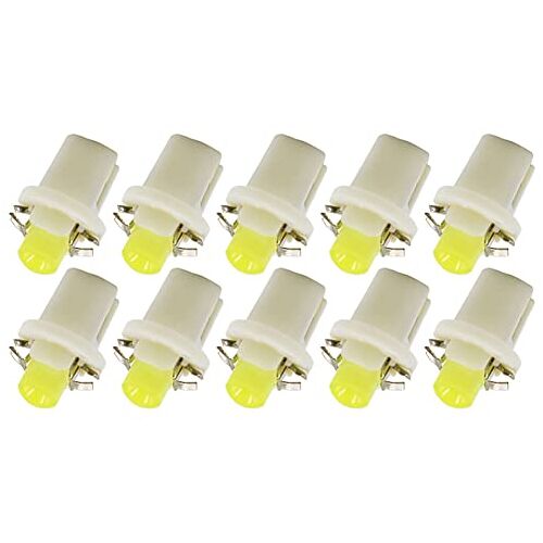 TABEN 10 stuks B8.5D COB-1SMD 12V auto dashboard dashboard dashboard dashboard dashboard dashboard dashboard licht wit