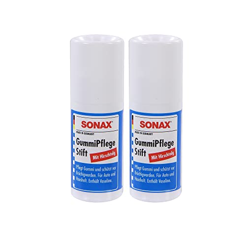 SONAX 2 x  rubberen verzorgingspen, rubberen verzorgingspen, herentalgverzorging en verzorgingspen.
