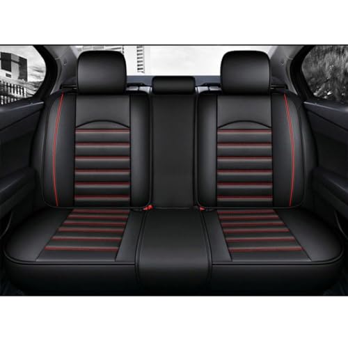 HBdgfyh Autostoelhoezen,Compatibel met MG MG6, autostoel-onderdelen,2-Black-Red