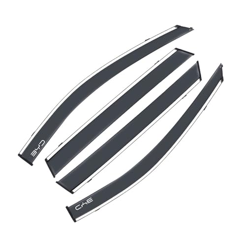 VIPHID Auto Wind Window Deflector voor BYD F3R G3R L3,Autos voor en Achter Window Visor Rain Deflectors,Auto Side Door Stick-On Deflectors Rain Guards Accessoires