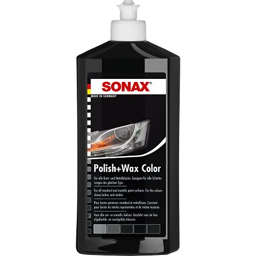 SONAX Polish & Wax Color zwart (500 ml) Polish met kleurpigmenten en wascomponenten   Item nr. 02961000