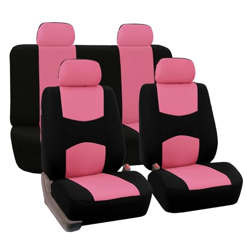 OTCPP Autostoelhoezen set voor VW Caddy 2K IV III 2003-2019, Al het weer Autostoelhoezen Antislip autostoelhoes Autostoelhoezen set,E Pink