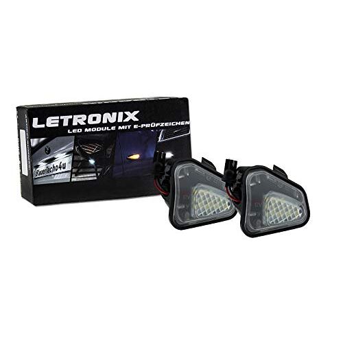 letronix SMD LED Omveldverlichting Uitstapverlichting Module CC 2012-2016 / EOS voor Facelift 2009-2011 / Passat B7 Type 3C 2010-2014 / Passat CC 2008-2012 / Scirocco Type 13 2008-2017