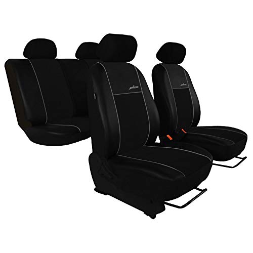 Saferide Maat autostoelhoezen zwart set complete set 7-stoelen stoelhoezen stoelbekleding beschermhoezen autohoes autostoelbekleding stoelbekleding stoelbekleding Gallante Exclusive