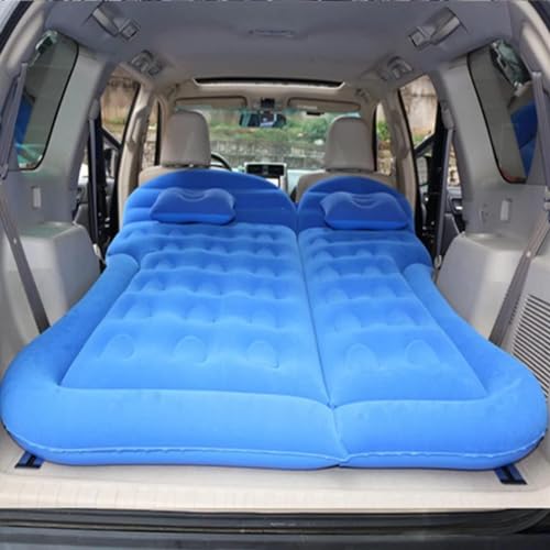 FFOCUS Auto Opblaasbare Luchtmatras voor BMW 1 2 3 4 5 7 225 320 325 525 530 730 740 Series,Opblaasbare Auto Bed Verdikte Opblaasbare Bed Outdoor Reizen Camping Slaapmatje,A-Blue