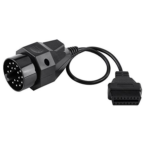 Adapterkabel, 20 Pin naar 16 Pin OBD2 Adapter Connector Scannerkabel voor BMW E36 E38 E39 E46 E53 X5 Z3