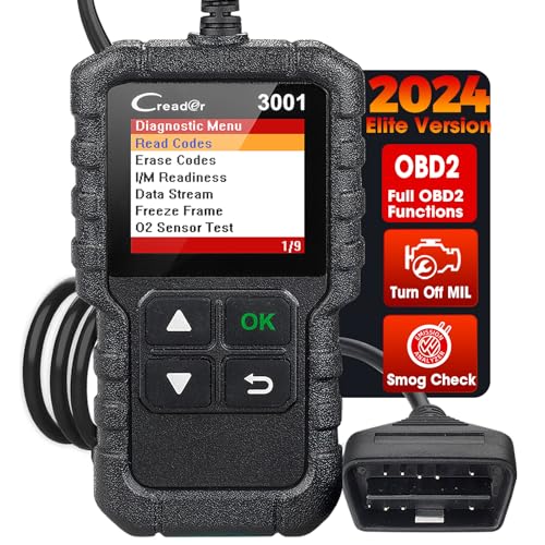 LAUNCH CR3001 OBD2 Uitleesapparaat, OBD2 / EOBD autoscanner, uitlezen en wissen foutcodes motor, EVAP en O2 sensor tester