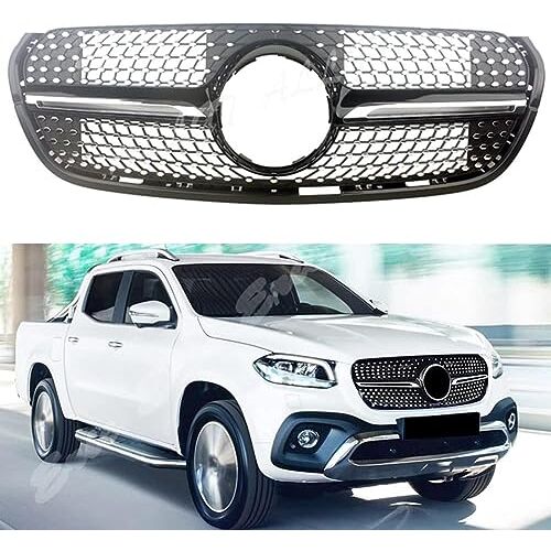 CchenliL Auto voorgrill radiator roosters voor Benz W470 X-CLASS, bumper roosters vervanging Mesh Roosters waterdicht Auto Accessoires