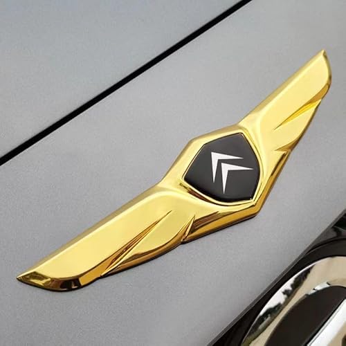 QVBGFF Auto-emblemen badge-logo, voor Citroen C5 X C6 C3-XR C4 C4L C2 C5 C6 C4 C3 XR C-QUATRE Letter autostickers en emblemen embleem, auto decoratieve styling exterieuraccessoires,C