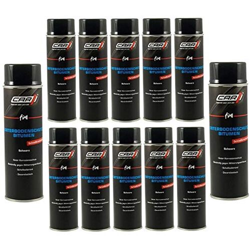 CAR1 ORIGINAL 12x 500ml CAR1 bodembescherming bitumen verzegeling, UBS, steenslagbescherming CO 3612