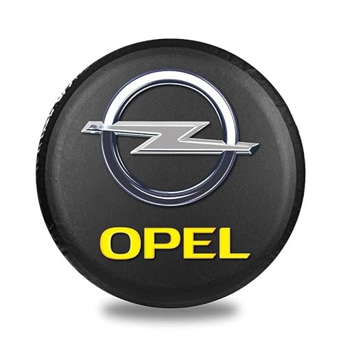 ARTQEDCC Auto Reservewiel Doppen, Voor Opel, Voor Buiten Decoratie, Auto-Reserveonderdelen, Waterdichte Stofdichte, Elastische Wieldoppen,E17inch