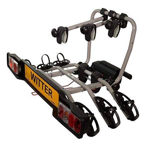 Witter Towbars Witter ZX303EU Fietsendrager voor de trekhaak, koppelingsdrager voor 3 fietsen, 51 kg laadvermogen, 13-polige stekker