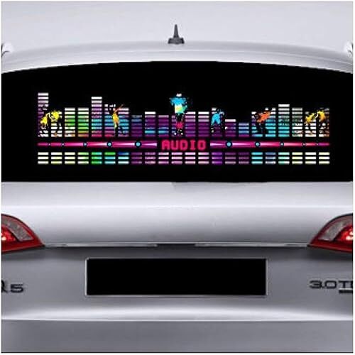 ININOSNP Auto Muziek Ritme Licht LED Ritme Licht, Auto Sticker Muziek Ritme LED Flitslicht Lamp Geluid Geactiveerde Equalizer