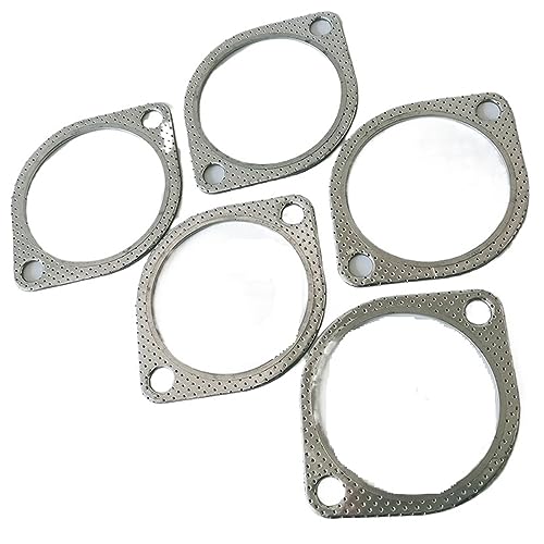 WASHLA 5 PCS 3.5 "Flens Pakking Nieuwe 2 Bolt Hoge Temperatuur Uitlaat Pakking Hight Kwaliteit 89mm Tot 115MM Uitlaatpijp Pakking