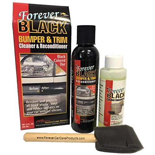 Forever Black Bumper and Trim Reconditioner Cleaner en Reconditioner kunststofreiniger, zwart, aantal 3