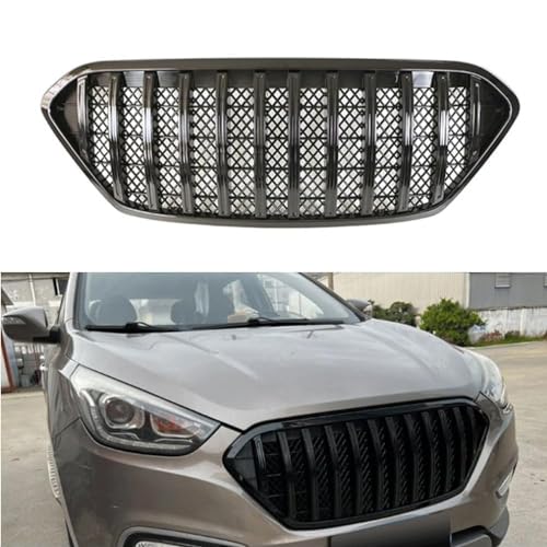 WSLZMM Front Grill Grille voor Hyundai IX35 2013-2023, Auto Voorbumper Grills Vervanging Auto Voorkap Grill Radiator Grille Accessoires