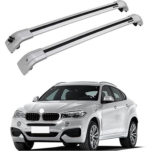 KAMNIK Imperiaal-dwarsbalk,voor BMW X6 F16 X6M F86 2014-2019,imperiaalrails Bar Bagage Cargo Transportrack Auto-accessoires