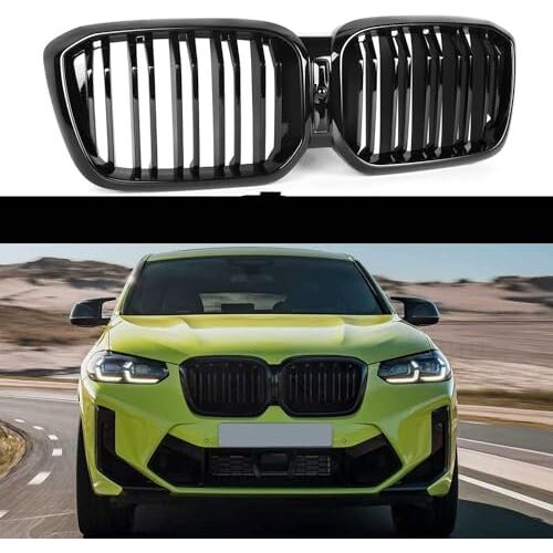 HARLSO Auto Grille Conversiedelen Voor BMW X3 X4 G01 G02 LCI 2022 2023, Auto Voorbumper Grille Vervanging, Mesh Auto Grille Auto Styling