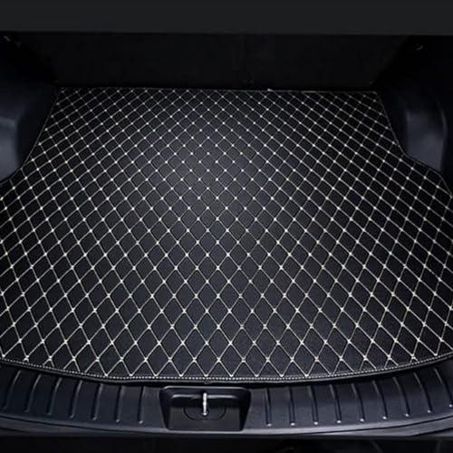 NSQCCVKX Auto Lederen Kofferbakmat Voor 8 Series Coupe/Cabriolet Series 8 M   840i 840d M850i 8 Series Coupe/Cabriolet Series 8 M   840i 840d M850i, Accessoires,C/Black-beige