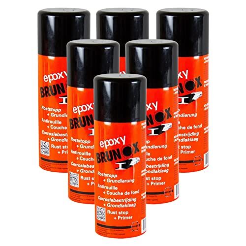 Brunox 6X epoxy roestomvormer roestbescherming roeststop primer 400 ml