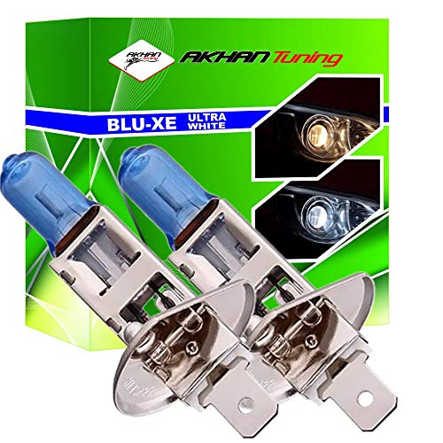 akhan-tuning Akhan ATH155W H155W Xenon Look Halogeenlampen Set H1 12V 55W Super White